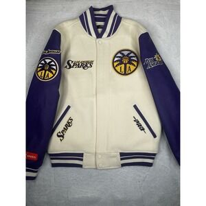 Los Angeles Sparks Retro Classic Pro Standard Wool/Leather Varsity Jacket SZ L